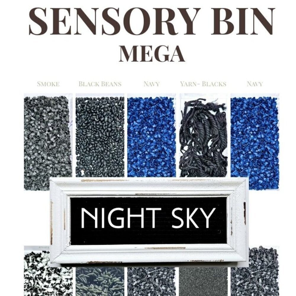Sensory Bin | NIGHT SKY | Montessori Materials